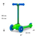 Detská kolobežka Milly Mally Scooter Zapp green – Obrázok 2