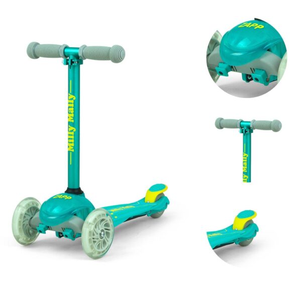 Detská kolobežka Milly Mally Scooter Zapp mint – Obrázok 4