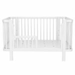 Detská oválna postieľka Klára New Baby biela – Obrázok 5