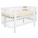 Detská oválna postieľka Klára New Baby biela – Obrázok 8