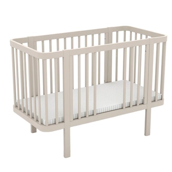 Detská oválna postieľka Klára New Baby biela – Obrázok 9
