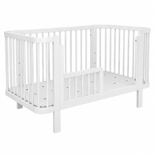 Detská oválna postieľka Klára New Baby biela – Obrázok 10