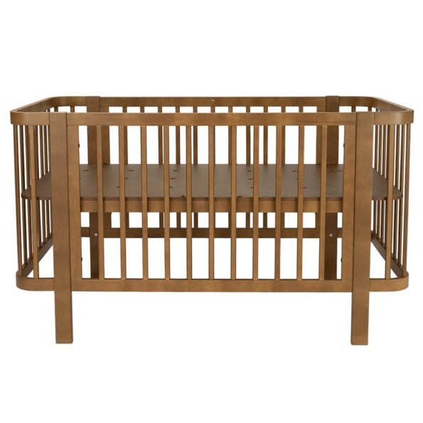 Detská oválna postieľka Klára New Baby orechová – Obrázok 5