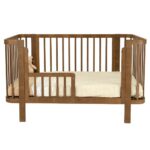 Detská oválna postieľka Klára New Baby orechová – Obrázok 6