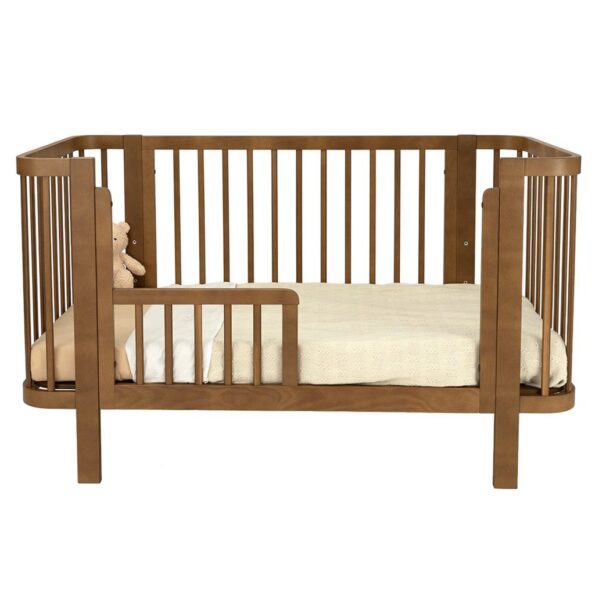 Detská oválna postieľka Klára New Baby orechová – Obrázok 6