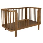 Detská oválna postieľka Klára New Baby orechová – Obrázok 7