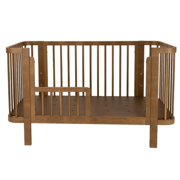 Detská oválna postieľka Klára New Baby orechová – Obrázok 8