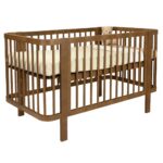 Detská oválna postieľka Klára New Baby orechová – Obrázok 10