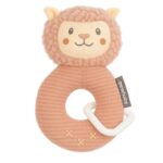 Detská plyšová hrkálka New Baby Lama