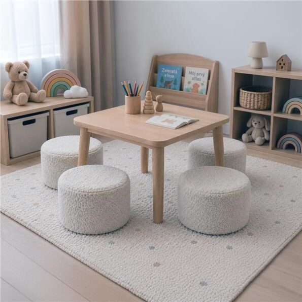 Detská pohovka New Baby Teddy cream – Obrázok 4