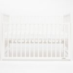 Detská postieľka New Baby BASIC so sťahovacou bočnicou biela – Obrázok 3