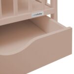 Detská postieľka so šuplíkom New Baby BASIC kašmírová – Obrázok 4