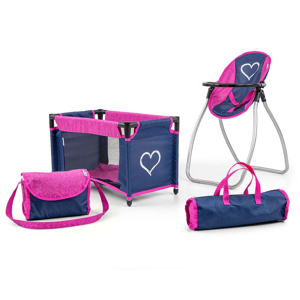 Detska-sada-pre-babiky-Elsa-Prestige-Milly-Mally-navy Detská sada pre bábiky Elsa Prestige Milly Mally navy – Obrázok 1