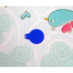 Detská skladacia vanička s výpusťou Milly Mally Aqua modrá – Obrázok 8