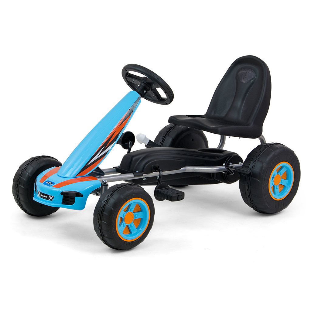 Detska-sliapacia-motokara-Go-kart-Milly-Mally-Viper-modra Detská šliapacia motokára Go-kart Milly Mally Viper modrá – Obrázok 1