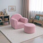 Detská taburetka New Baby Teddy pink – Obrázok 3