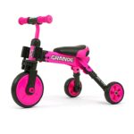 Detská trojkolka 2v1 Milly Mally Grande pink – Obrázok 2
