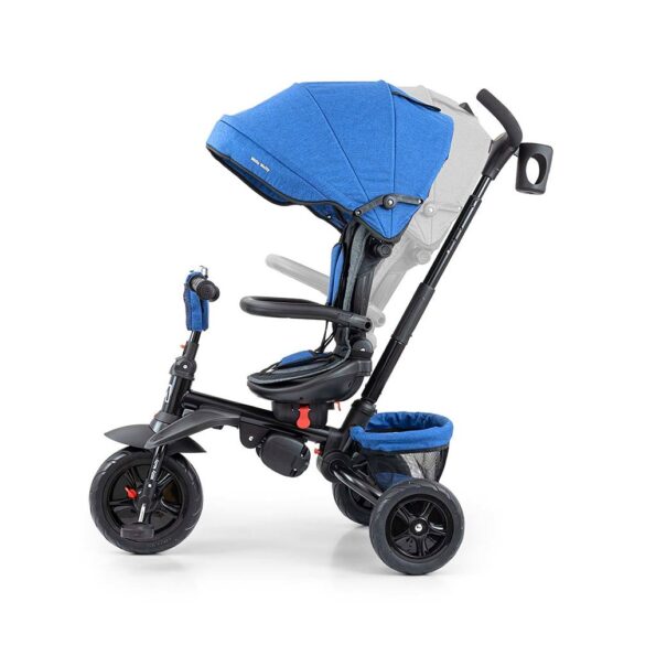 Detská trojkolka 6v1 Milly Mally Stanley navy-black – Obrázok 3
