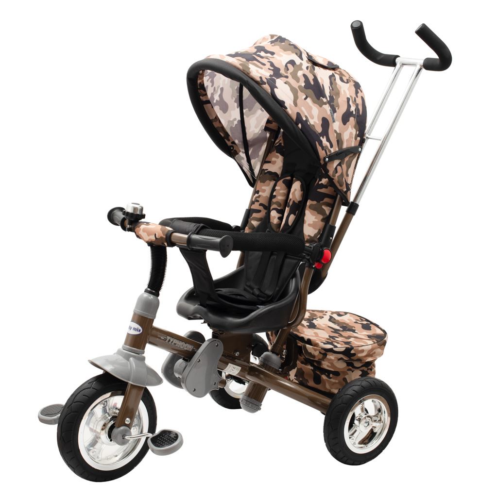 Detska-trojkolka-Baby-Mix-3v1-TYPHOON-360-army Detská trojkolka Baby Mix 3v1 TYPHOON 360° army – Obrázok 1