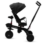 Detská trojkolka Baby Mix Peony EVA čierna – Obrázok 3