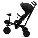 Detská trojkolka Baby Mix Peony EVA čierna – Obrázok 4