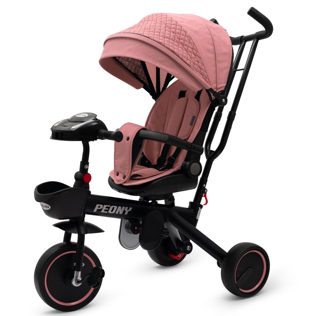 Detska-trojkolka-Baby-Mix-Peony-EVA-ruzova Detská trojkolka Baby Mix Peony EVA ružová – Obrázok 1