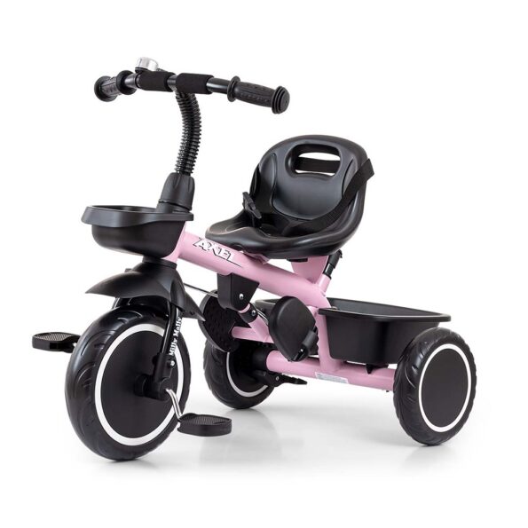 Detská trojkolka Milly Mally Axel pink – Obrázok 3