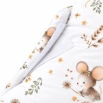 Detská zavinovačka New Baby Cute Mouse  80x80 cm – Obrázok 2