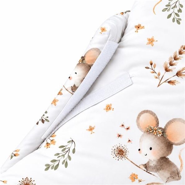Detská zavinovačka New Baby Cute Mouse  80x80 cm – Obrázok 2