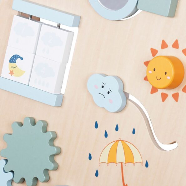 Detské Montessori drevené chodítko Baby Mix – Obrázok 2