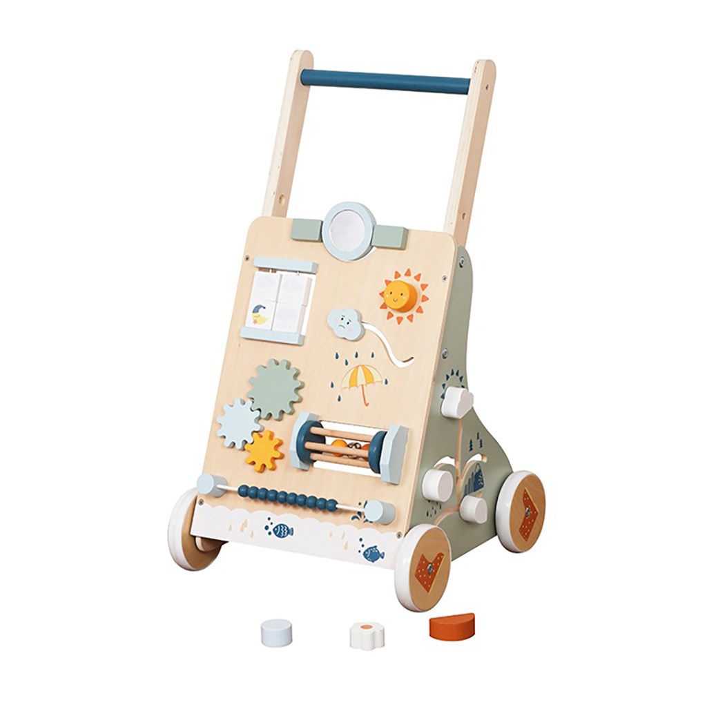 Detske-Montessori-drevene-choditko-Baby-Mix Detské Montessori drevené chodítko Baby Mix – Obrázok 1