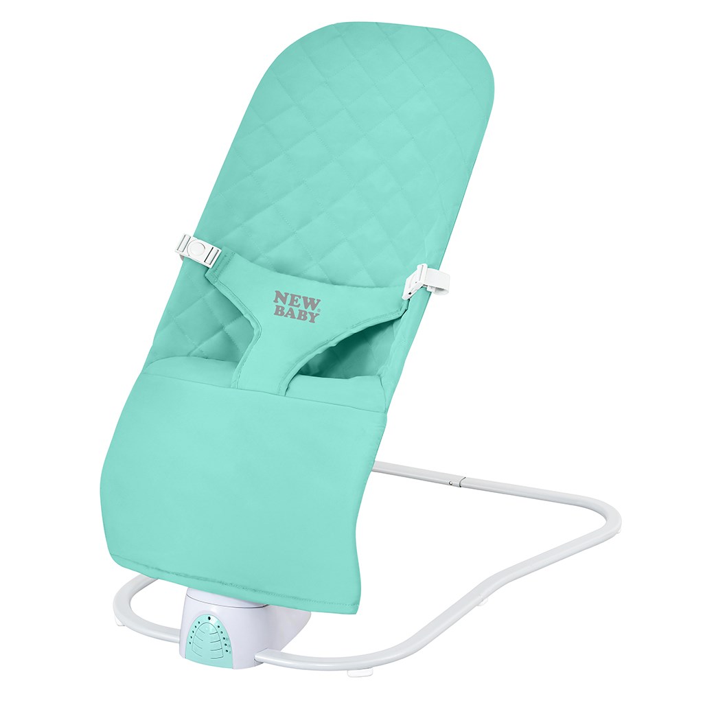 Detske-hojdacie-lehatko-NEW-BABY-SHAKY-Mint Detské hojdacie lehátko NEW BABY SHAKY Mint – Obrázok 1