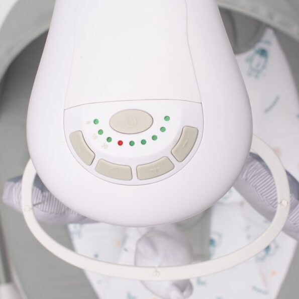 Detské hojdacie lehátko NEW BABY TEDDY PLUS s vibráciou – Obrázok 2