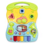 Detské hrajúce edukačné chodítko Baby Mix modré – Obrázok 2