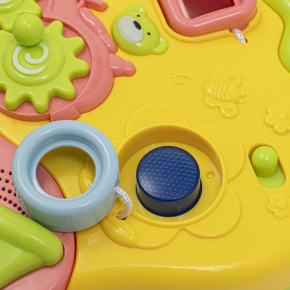 Detské hrajúce edukačné chodítko Baby Mix modré – Obrázok 4