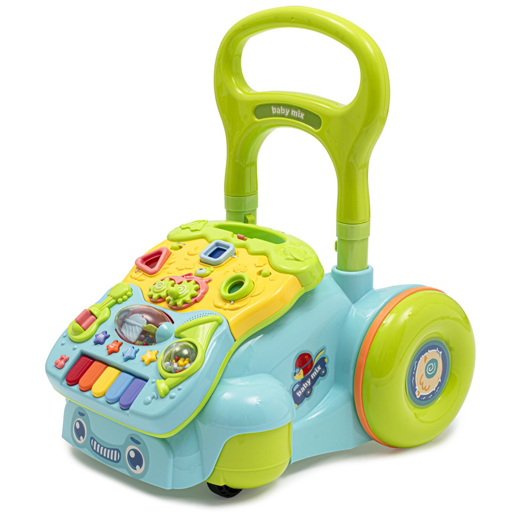 Detske-hrajuce-edukacne-choditko-Baby-Mix-modre Detské hrajúce edukačné chodítko Baby Mix modré – Obrázok 1