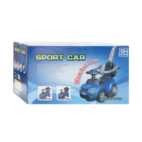 Detské hrajúce vozítko 3v1 Baby Mix modré – Obrázok 13