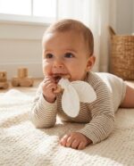 Detské hryzátko s vtáčikom New Baby Bird white – Obrázok 3