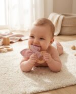 Dětské kousátko s ptáčkem New Baby Bird pink – Obrázok 3