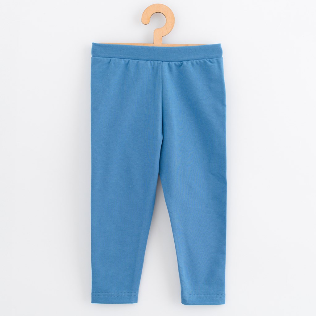 Detske-leginy-z-teplakoviny-New-Baby-Kindergarten-blue-velkost-128134 Detské legíny z teplákoviny New Baby Kindergarten blue, veľkosť 128/134 – Obrázok 1