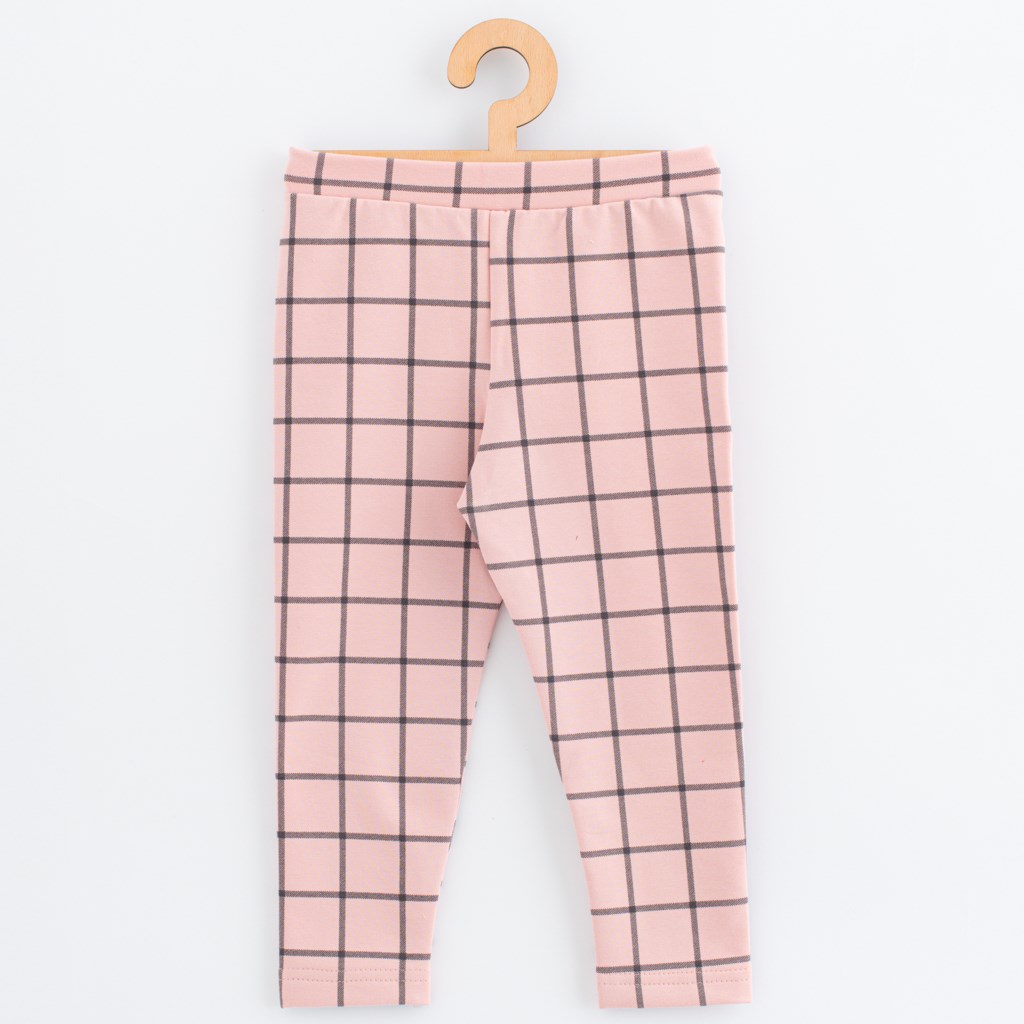 Detske-leginy-z-teplakoviny-New-Baby-Kindergarten-pink-velkost-9298 Detské legíny z teplákoviny New Baby Kindergarten pink, veľkosť 92/98 – Obrázok 1