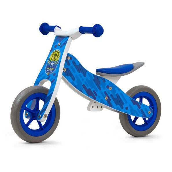 Detské multifunkčné odrážadlo 2v1 Milly Mally Cool Blue Army – Obrázok 2