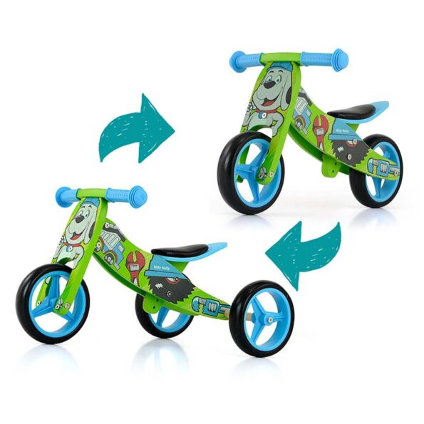 Detské multifunkčné odrážadlo bicykel 2v1 Milly Mally JAKE Bob – Obrázok 3