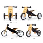 Detské multifunkčné odrážadlo bicykel 2v1 Milly Mally JAKE Classic Black – Obrázok 7