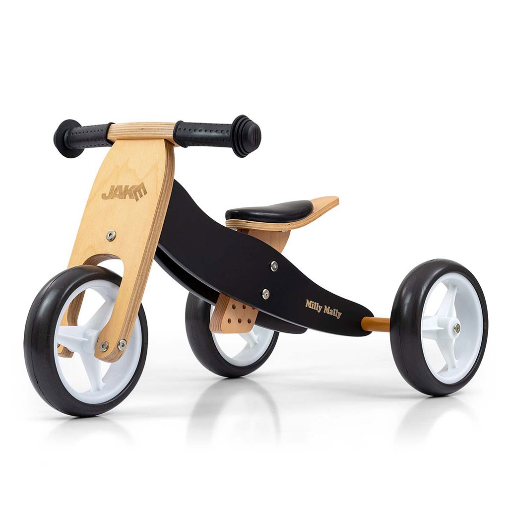 Detske-multifunkcne-odrazadlo-bicykel-2v1-Milly-Mally-JAKE-Classic-Black Detské multifunkčné odrážadlo bicykel 2v1 Milly Mally JAKE Classic Black – Obrázok 1