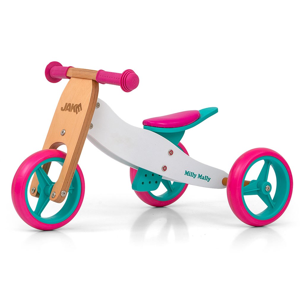 Detske-multifunkcne-odrazadlo-bicykel-2v1-Milly-Mally-JAKE-Classic-Candy Detské multifunkčné odrážadlo bicykel 2v1 Milly Mally JAKE Classic Candy – Obrázok 1