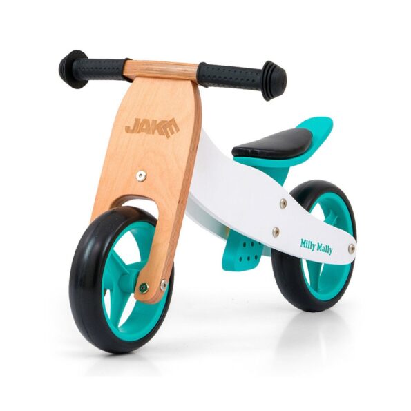 Detské multifunkčné odrážadlo bicykel 2v1 Milly Mally JAKE Classic Mint – Obrázok 2