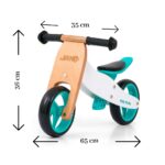 Detské multifunkčné odrážadlo bicykel 2v1 Milly Mally JAKE Classic Mint – Obrázok 3