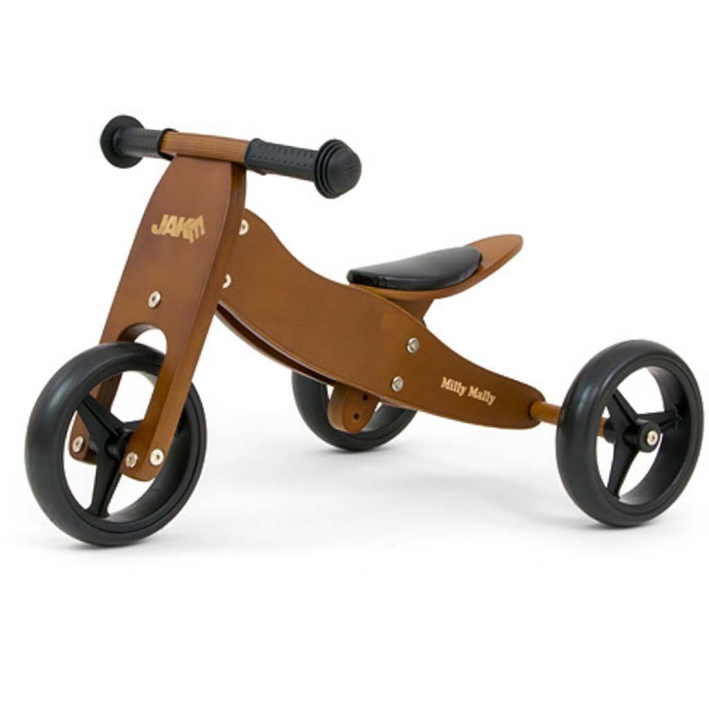 Detske-multifunkcne-odrazadlo-bicykel-2v1-Milly-Mally-JAKE-Dark-Natural Detské multifunkčné odrážadlo bicykel 2v1 Milly Mally JAKE Dark Natural – Obrázok 1