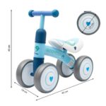 Detské odrážadlo Baby Mix Baby Bike Fruit blue – Obrázok 3